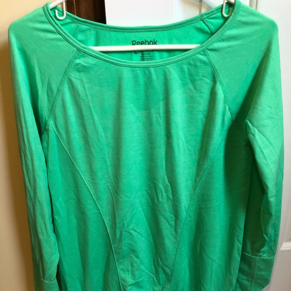 Reebok long sleeve workout shirt